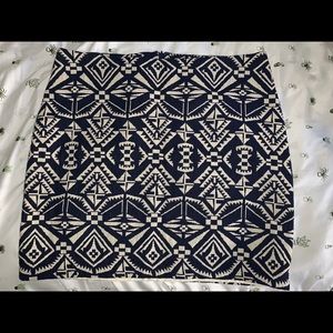 Tribal print skirt